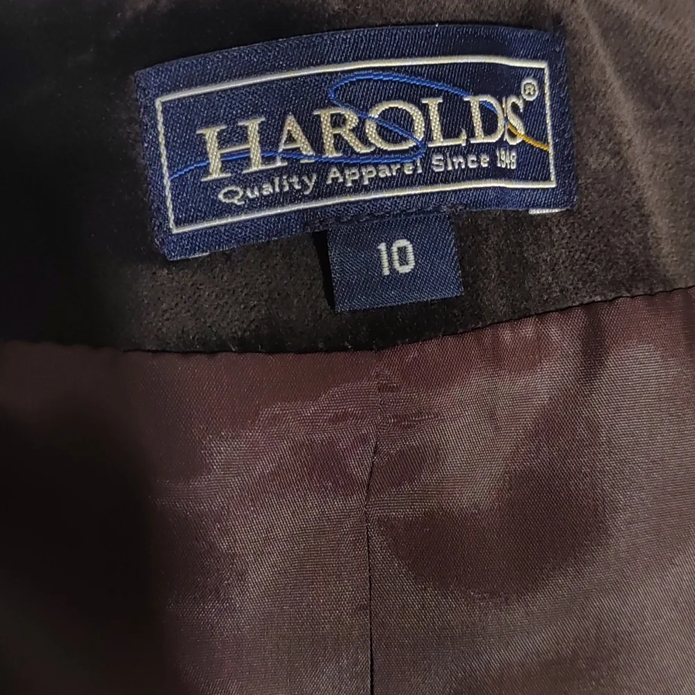 HAROLD'S Vintage Brown Velvet Blazer - Picture 9 of 13